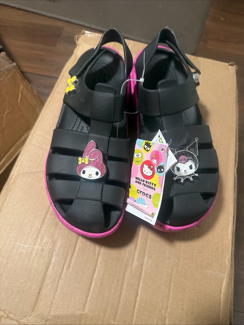 Crocs x Hello Kitty & Friends My Melody and Kuromi Stomp Sandal - Women’s Size 9